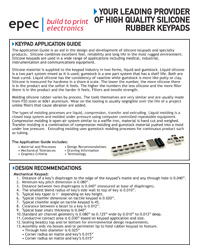 Silicone Rubber Keypad Design Guide - by Epec Engineered Technologies