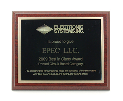 Epec Wins ESI Supplier of the Year Award