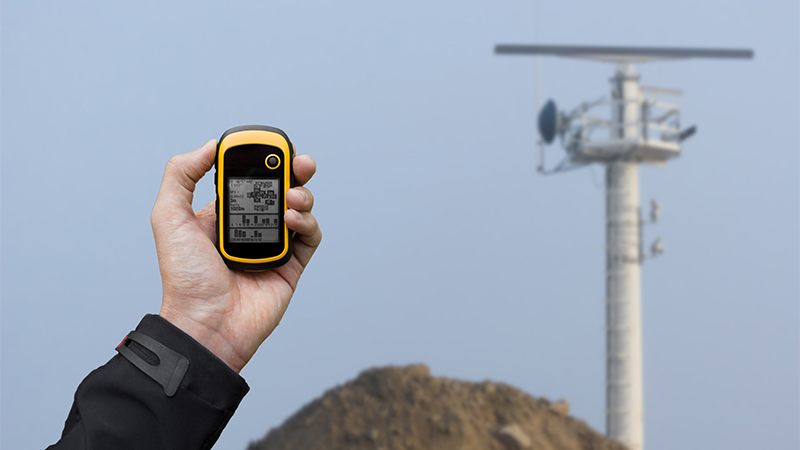 GPS Device Communicating with Control Tower