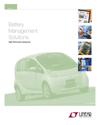 Linear Tech - Battery Charger Management Solutions