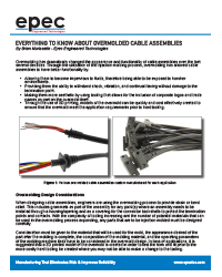 Everything to Know About Overmolded Cable Assemblies