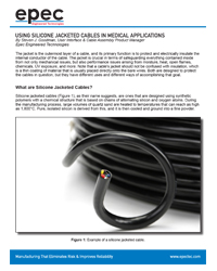 Using Silicone Jacketed Cables in Medical Applications