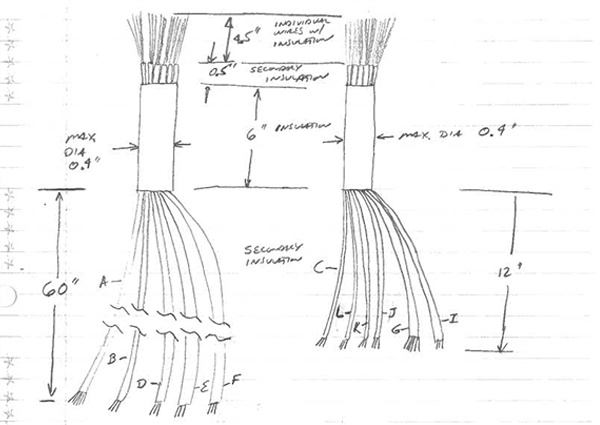 Cable Assembly Napkin Sketch
