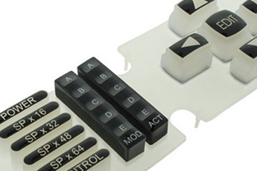 Rubber Keypad Comparison - Conductive and Non-Conductive Construction Differences