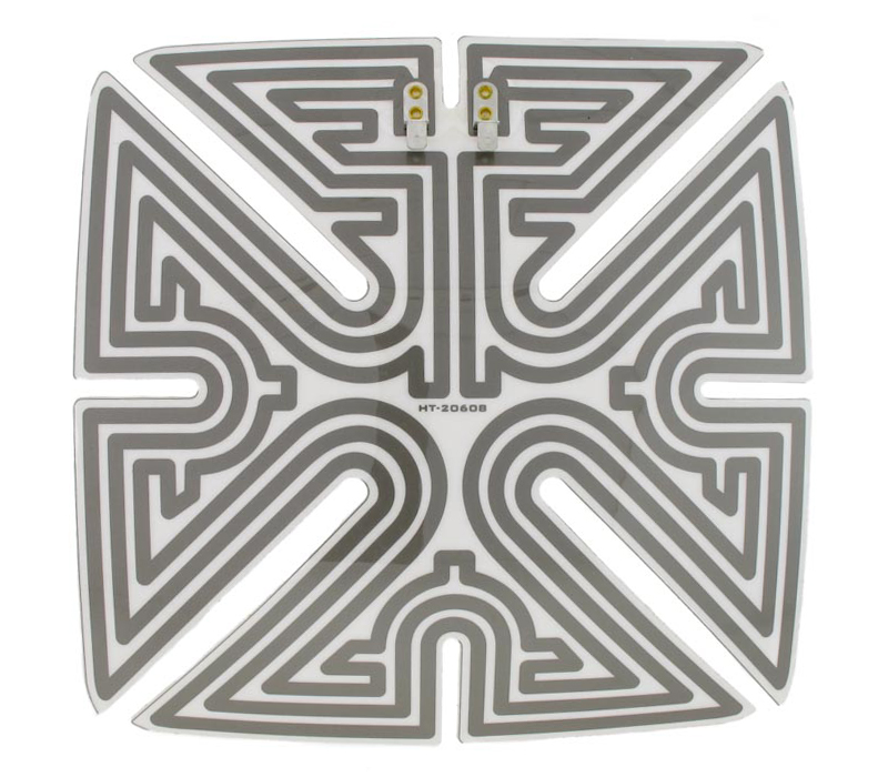 Flexible Heater With Etched Foil Pattern