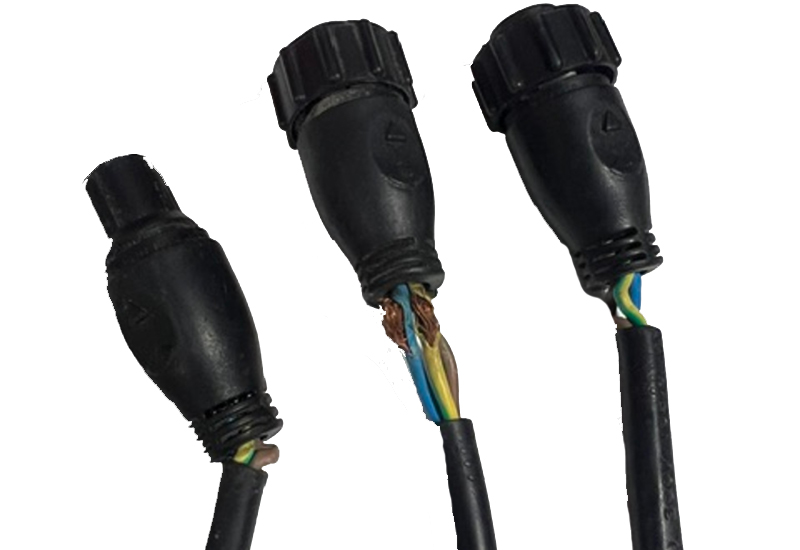 Overmolded Strain Relief in Custom Cable Assembly