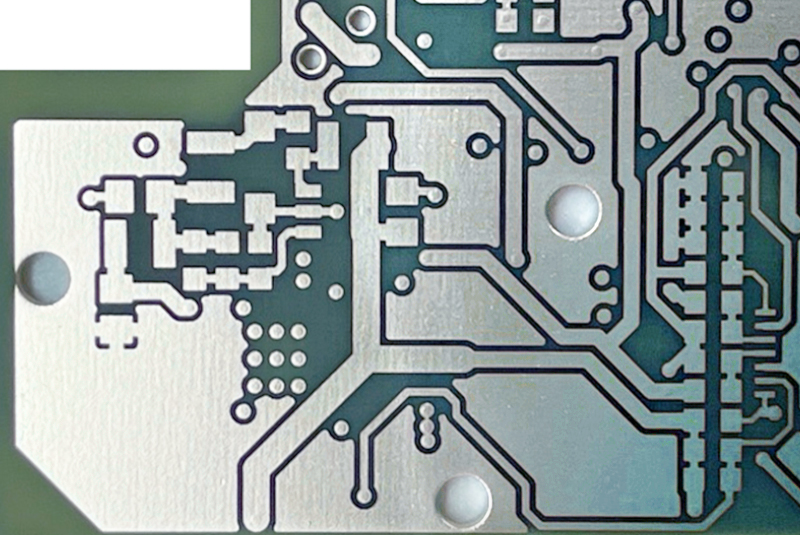 PCB with Copper Plated Shut Vias