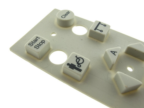 Tan Molded Silicone Rubber Keypad